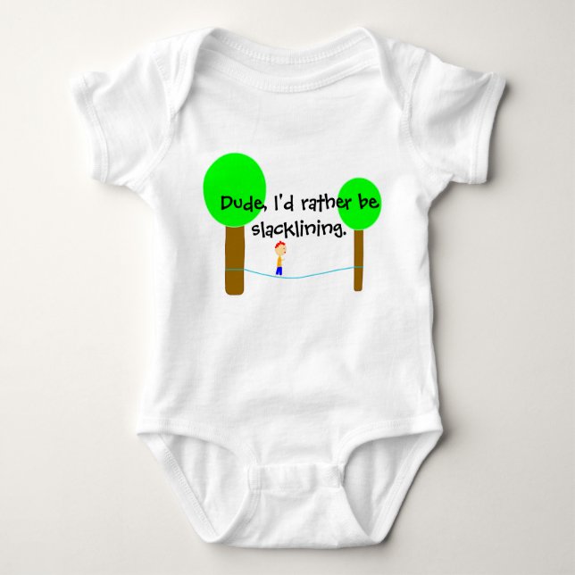Slackline Baby Clothes Baby Bodysuit (Front)