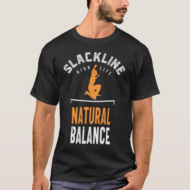 Slackline Design T-Shirt (Front)