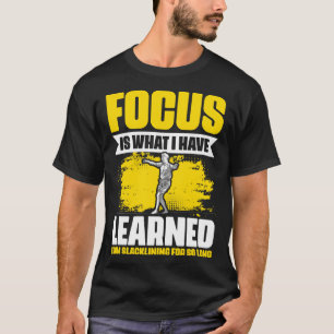 Slackliner Acrobatics Balancing Highlining Focus S T-Shirt