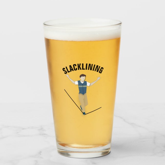 Slacklining Glass (Front Filled)