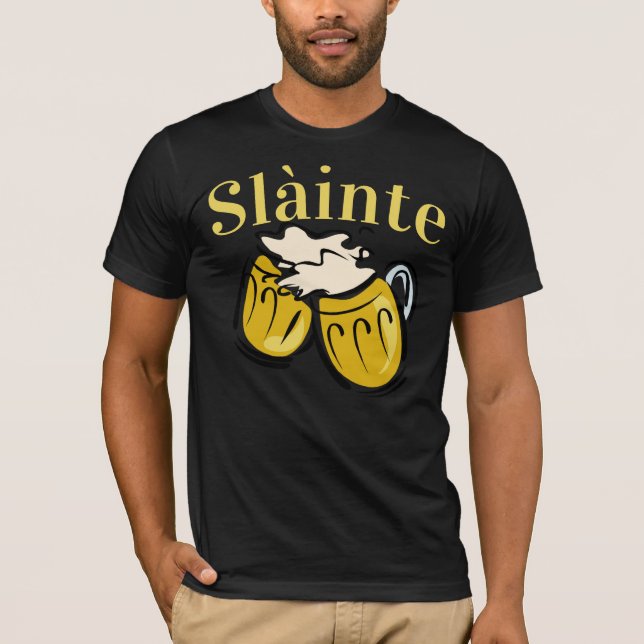 Slàinte & Beers T-Shirt (Front)