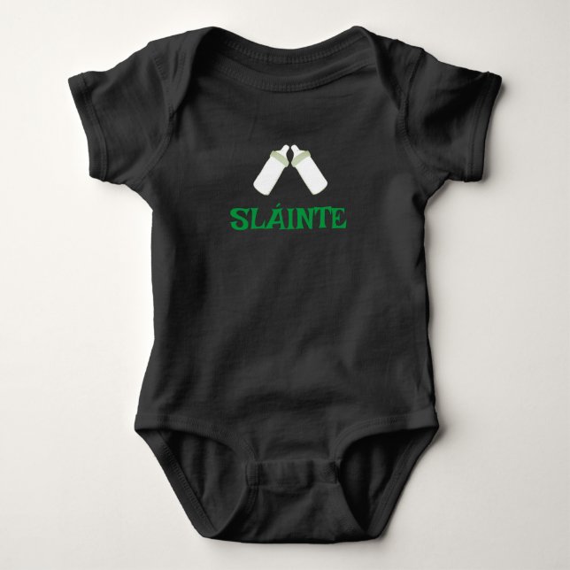 SLÁINTE black bodysuit  (Front)