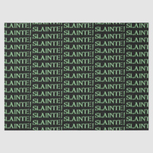 Slainte black tissue paper