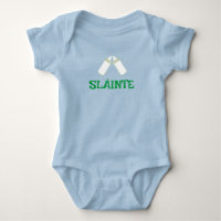 SLÁINTE blue baby bodysuit