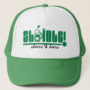Sláinte. Cheers & Beers. St. Patrick's Day Trucker Hat
