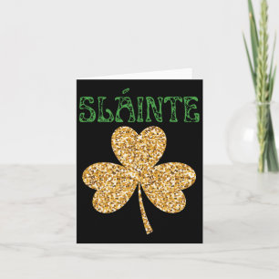 Slainte cheers Good Health From Ireland - Men Wome Card