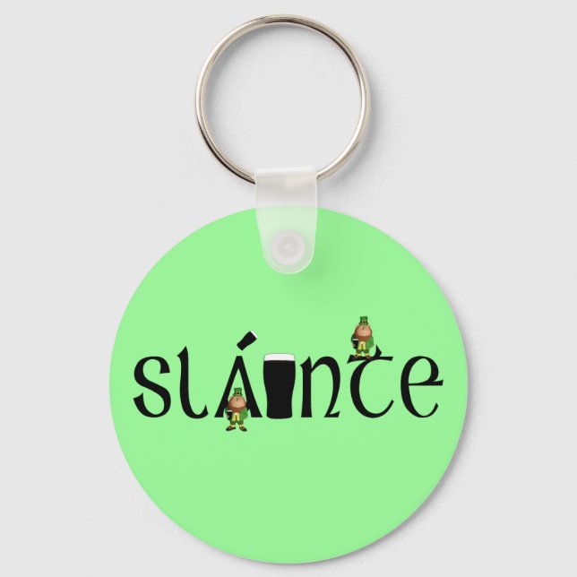 Slainte Gaelic Key Ring (Front)