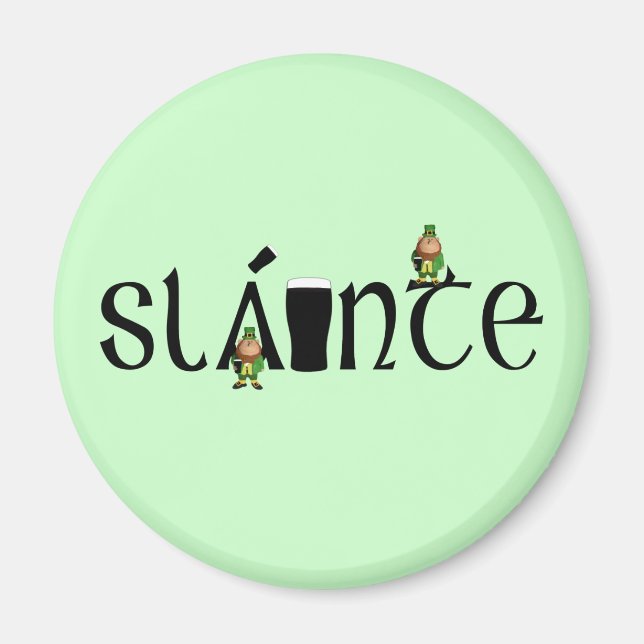 Slainte Gaelic Magnet (Front)