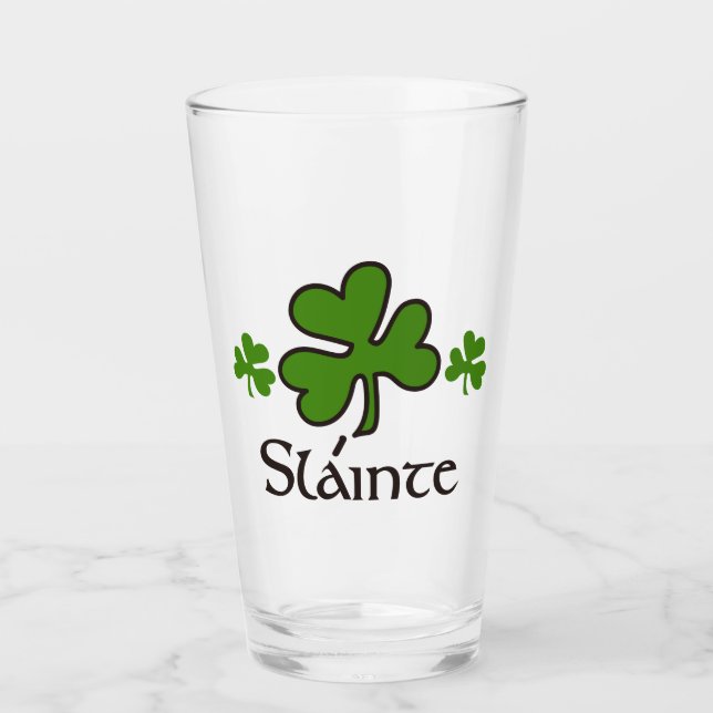 Slainte Glass (Front)