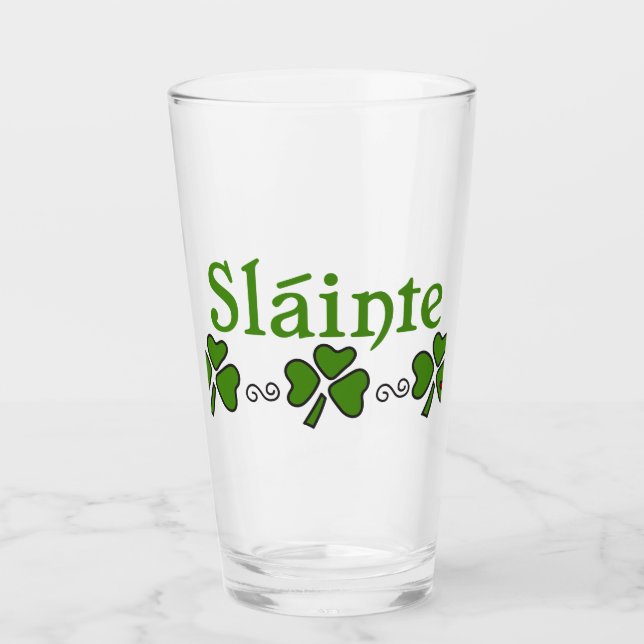 Slainte Glass (Front)