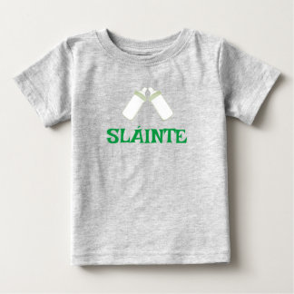 SLÁINTE gray baby tee