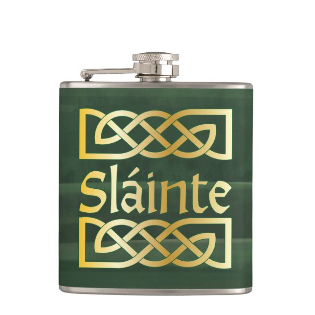 Slainte Hip Flask (Front)