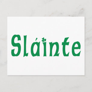 Slainte Irish Gift Postcard