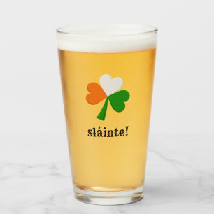 Sláinte! Irish Toast 16 oz. Glass Tumbler