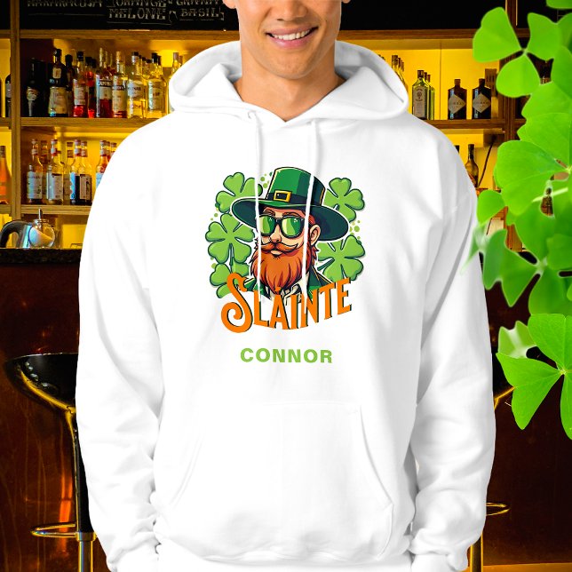 Slainte Irish Toast St Patrick's Day Personalised Hoodie (Creator Uploaded)