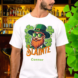 Slainte Irish Toast St Patrick's Day Personalised T-Shirt