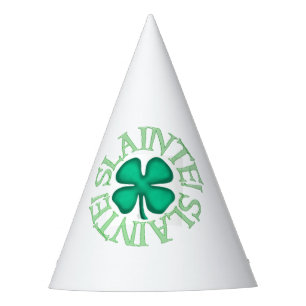 Slainte! party hats small clovers