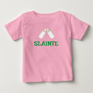 SLÁINTE pink baby tee