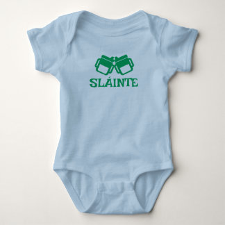SLÁINTE sippy blue bodysuit 