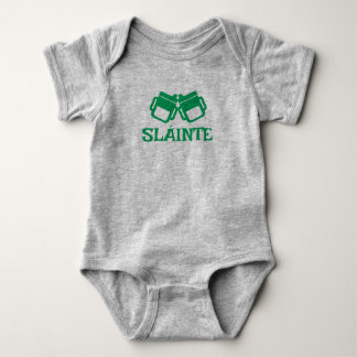 SLÁINTE sippy grey bodysuit 