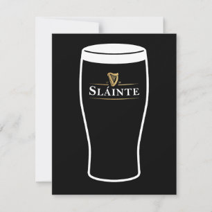 Slainte St Patricks Day Beer Card
