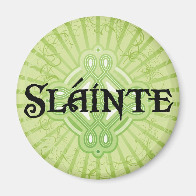 Slainte St. Patrick's Day Magnet (Front)