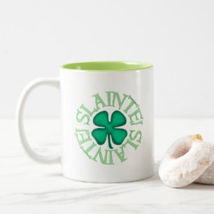 Slainte two tone mug