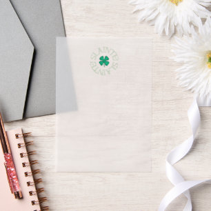 Slainte vellum papers invitations