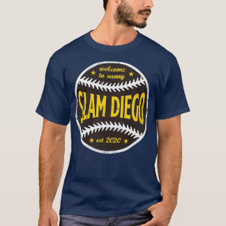 Slam Diego Retro Ball Yellow T-Shirt