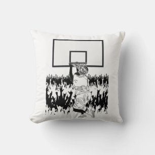 Slam Dunk Basketball Pillow