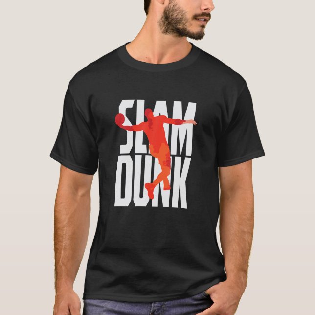 Slam-Dunk Basketball T-Shirt (Front)