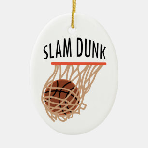 Slam Dunk Ceramic Ornament