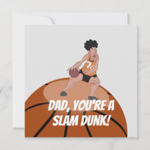 Slam Dunk Dad Basketball Card