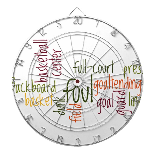 Slam Dunk Dreams: Basketball – Game of Champions Dartboard (Front)