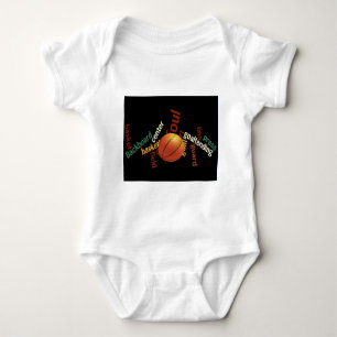 Slam Dunk of Vocabulary: Basketball Game of Champs Baby Bodysuit