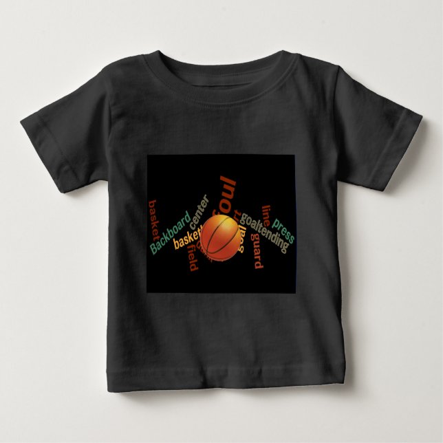 Slam Dunk of Vocabulary: Basketball Game of Champs Baby T-Shirt (Front)