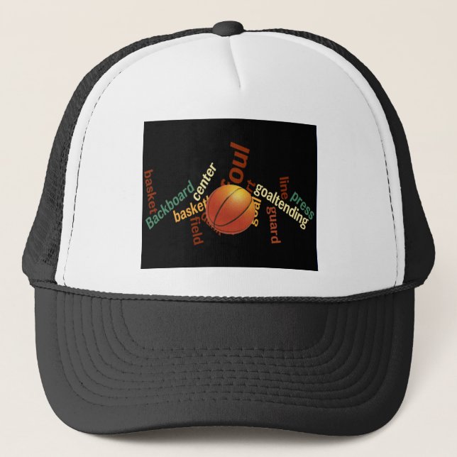 Slam Dunk of Vocabulary: Basketball Game of Champs Trucker Hat (Front)