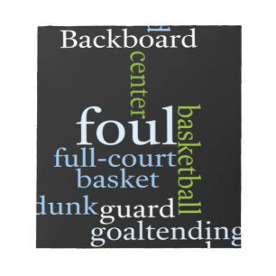 Slam Dunk of Words: Basketball Game of Champions Notepad