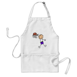 Slam Dunk Purple Basketball Tshirts and Gifts Standard Apron