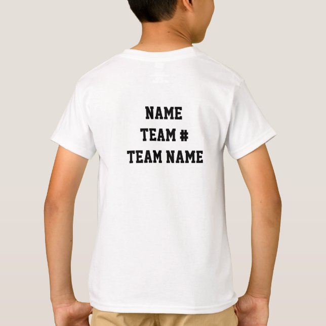 Slam Dunk that Basketball Kids Team Name T-Shirt (Back)
