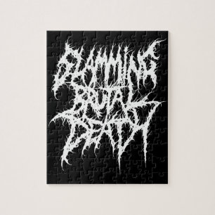 Slamming Brutal Death Metal Jigsaw Puzzle