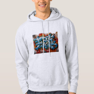 slang and cool graffiti hoodie