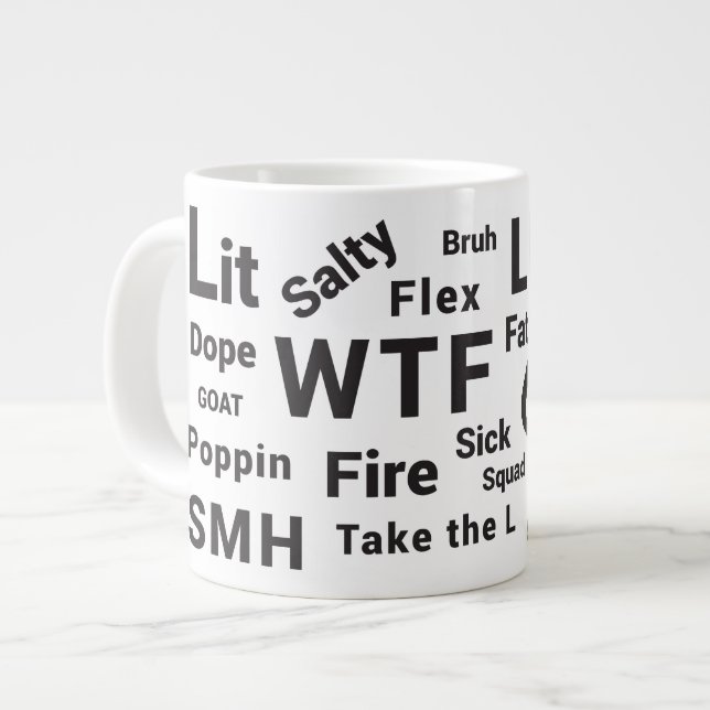 Slang Sayings and Teen Talk 2019 Coffee Mug (Front Left)