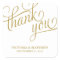 SLANTED | WEDDING THANK YOU LABEL