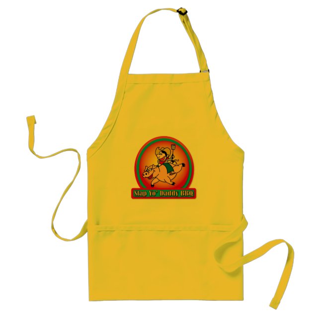 Slap Yo' Daddy BBQ Apron Short (Front)