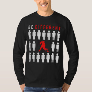 Slapstick Champions: Playing Hockey - Be Different T-Shirt