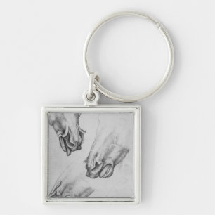 Slashed nostrils of horses key ring