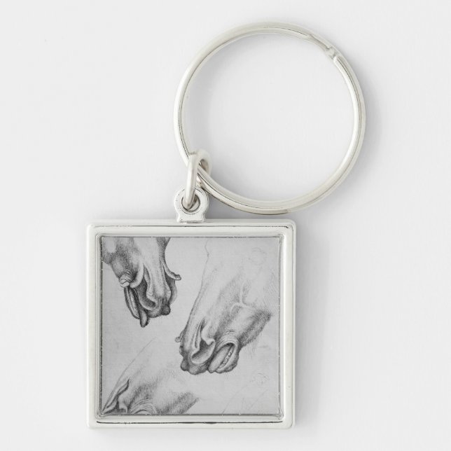 Slashed nostrils of horses key ring (Front)