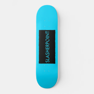 SLASHERPOINT™ Brand Sky Blue Skateboard