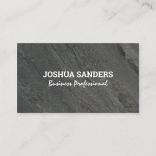 Slate Background Texture Business Card